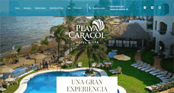 Desktop Screenshot of hotelplayacaracol.com.mx